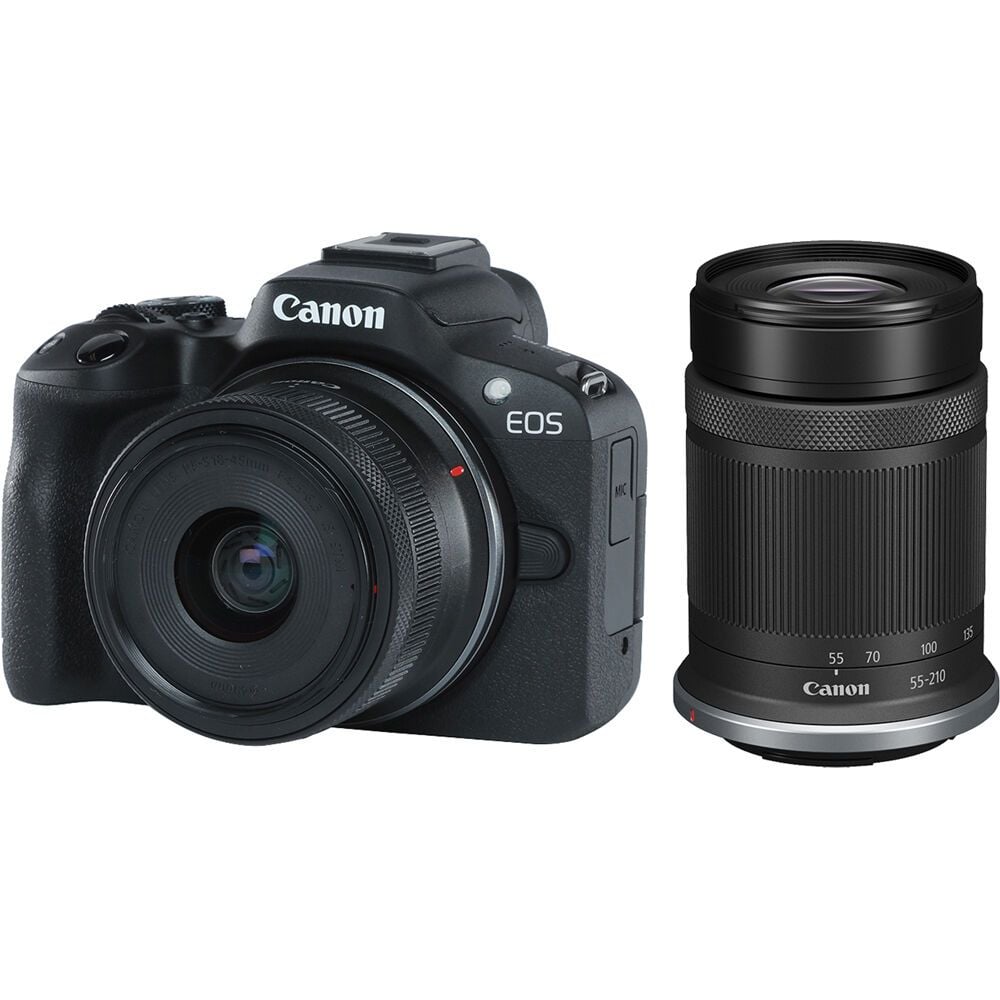 Canon EOS R50 · Kit RF-S 18–45 mm + RF-S 55–210 mm IS STM